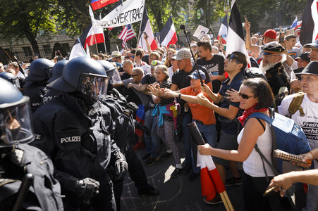 Corona-Demonstrationen in Berlin