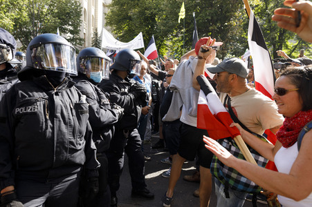 Corona-Demonstrationen in Berlin