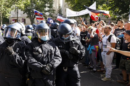 Corona-Demonstrationen in Berlin