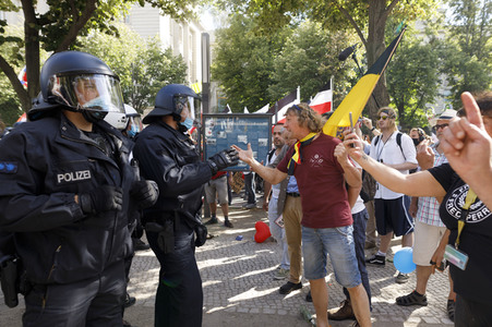 Corona-Demonstrationen in Berlin