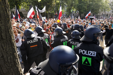 Corona-Demonstrationen in Berlin