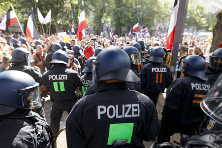 Corona-Demonstrationen in Berlin