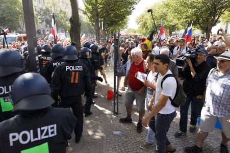 Corona-Demonstrationen in Berlin