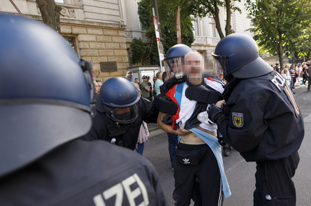 Corona-Demonstrationen in Berlin