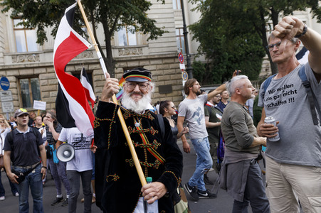 Corona-Demonstrationen in Berlin