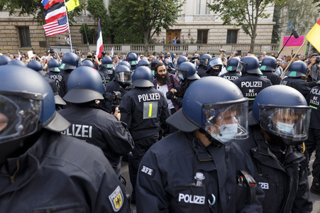 Corona-Demonstrationen in Berlin