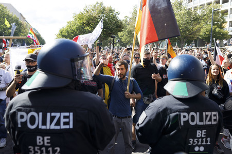 Corona-Demonstrationen in Berlin