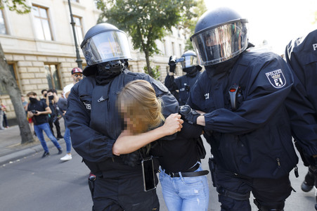Corona-Demonstrationen in Berlin