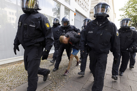 Corona-Demonstrationen in Berlin