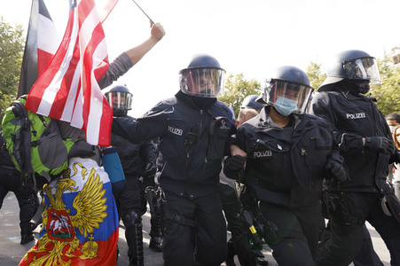 Corona-Demonstrationen in Berlin