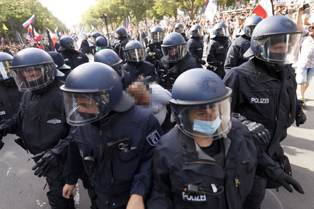 Corona-Demonstrationen in Berlin