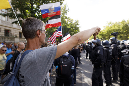 Corona-Demonstrationen in Berlin