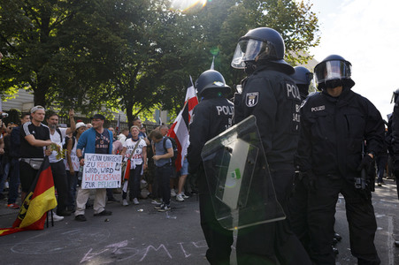 Corona-Demonstrationen in Berlin