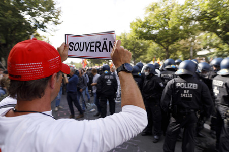 Corona-Demonstrationen in Berlin