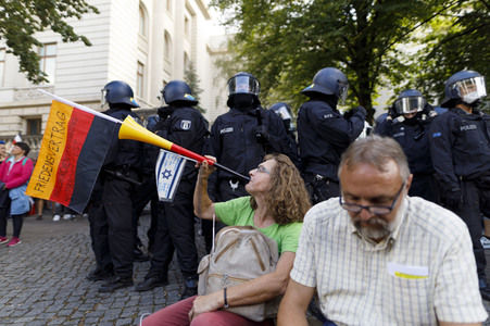 Corona-Demonstrationen in Berlin