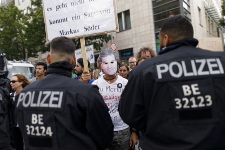 Corona-Demonstrationen in Berlin