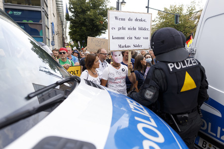Corona-Demonstrationen in Berlin