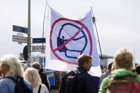 Corona-Demonstrationen in Berlin
