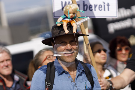 Corona-Demonstrationen in Berlin