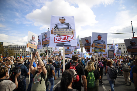 Corona-Demonstrationen in Berlin
