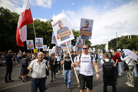 Corona-Demonstrationen in Berlin