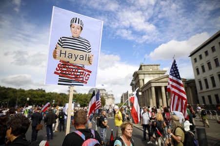 Corona-Demonstrationen in Berlin