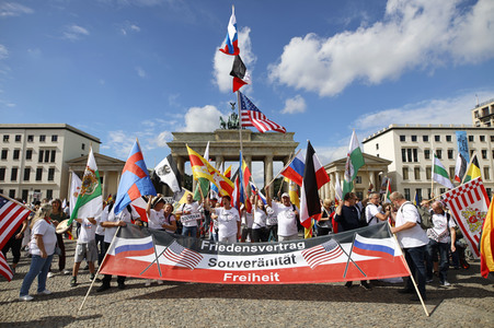 Corona-Demonstrationen in Berlin