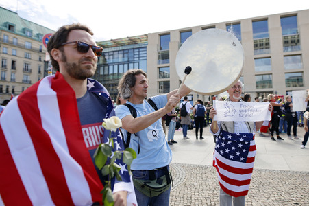 Corona-Demonstrationen in Berlin