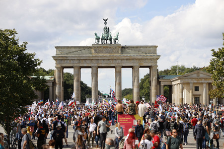 Corona-Demonstrationen in Berlin