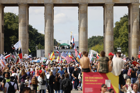 Corona-Demonstrationen in Berlin