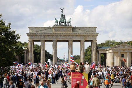 Corona-Demonstrationen in Berlin