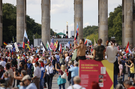 Corona-Demonstrationen in Berlin