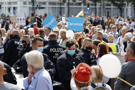Corona-Demonstrationen in Berlin