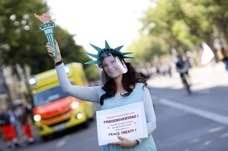 Corona-Demonstrationen in Berlin
