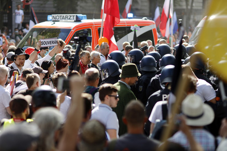 Corona-Demonstrationen in Berlin