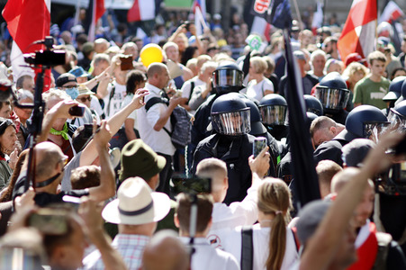 Corona-Demonstrationen in Berlin