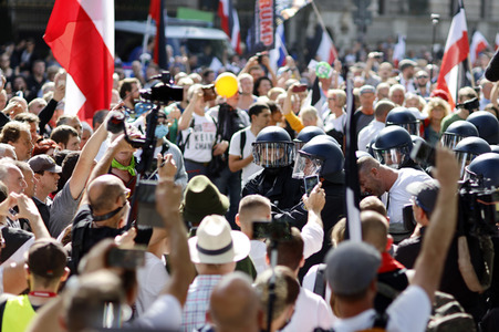 Corona-Demonstrationen in Berlin