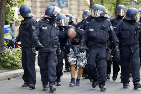 Corona-Demonstrationen in Berlin