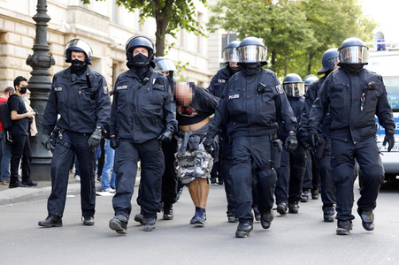 Corona-Demonstrationen in Berlin