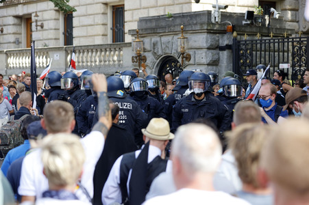 Corona-Demonstrationen in Berlin