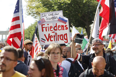 Corona-Demonstrationen in Berlin