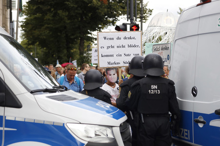Corona-Demonstrationen in Berlin