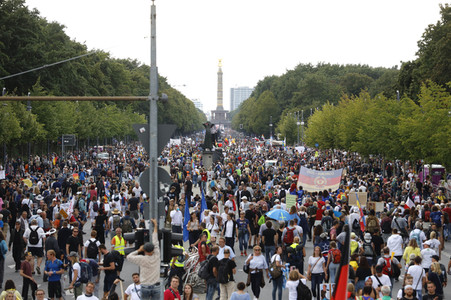 Corona-Demonstrationen in Berlin