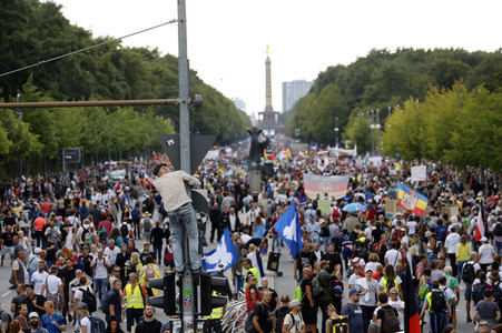 Corona-Demonstrationen in Berlin