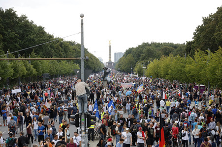 Corona-Demonstrationen in Berlin
