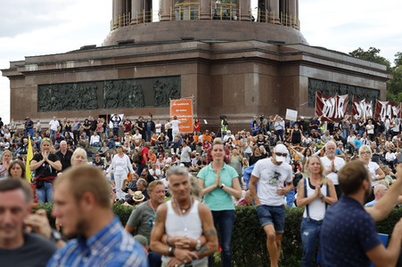 Corona-Demonstrationen in Berlin