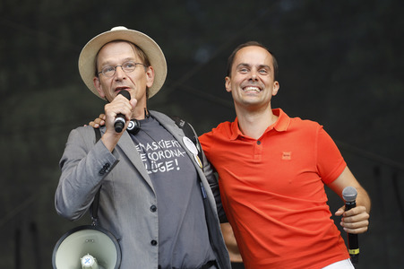 Corona-Demonstrationen in Berlin