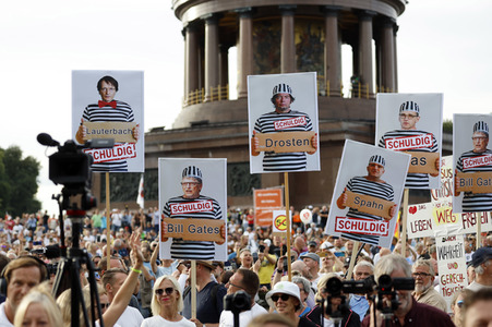 Corona-Demonstrationen in Berlin