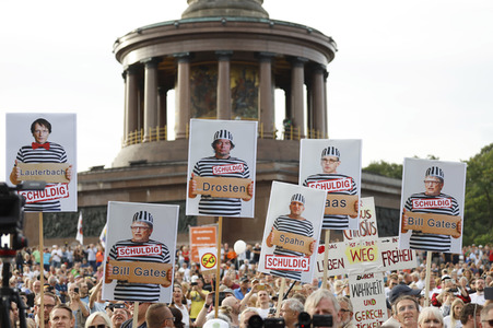 Corona-Demonstrationen in Berlin