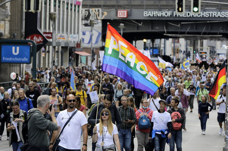 Corona-Demonstrationen in Berlin